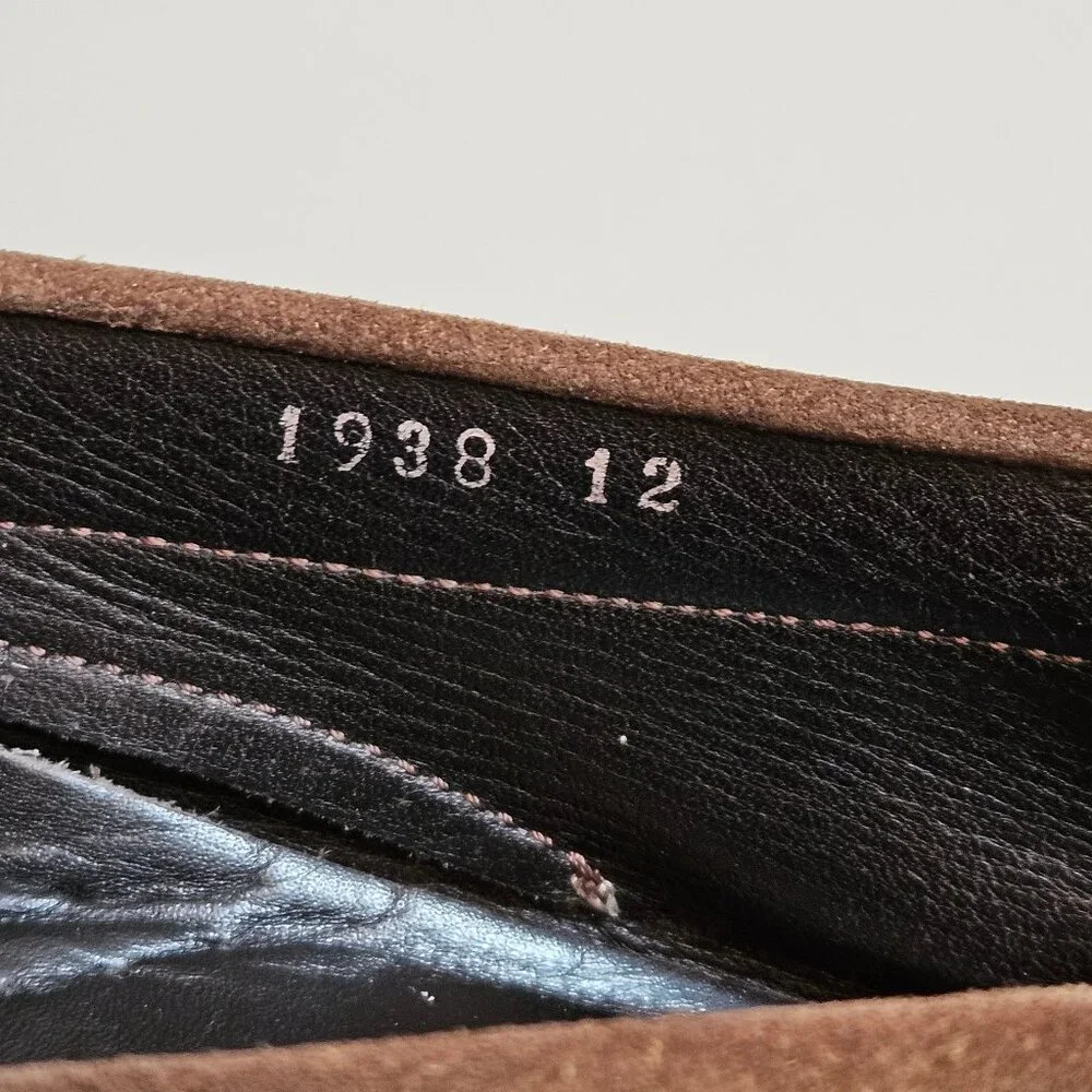 To Boot New York Men's Suede Loafers, Brown, Sz 12   Made in Italy - Picture 16 of 16